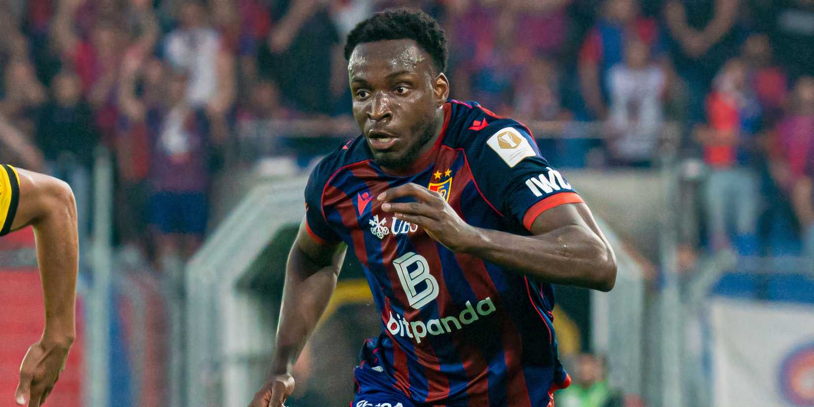 Philip Otele in action for Basel