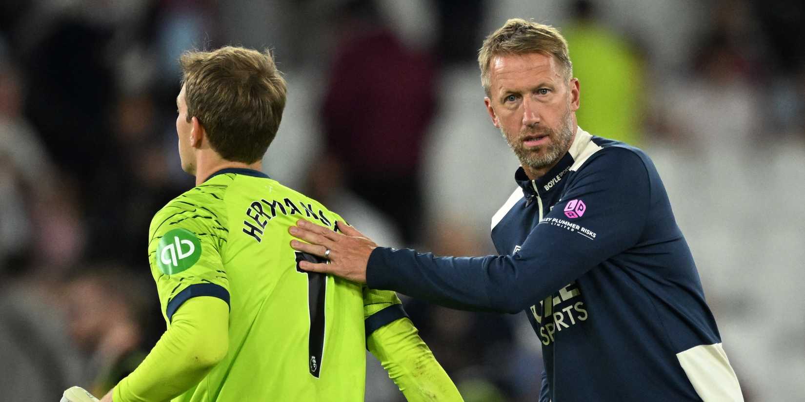 Mads Hermansen and Graham Potter