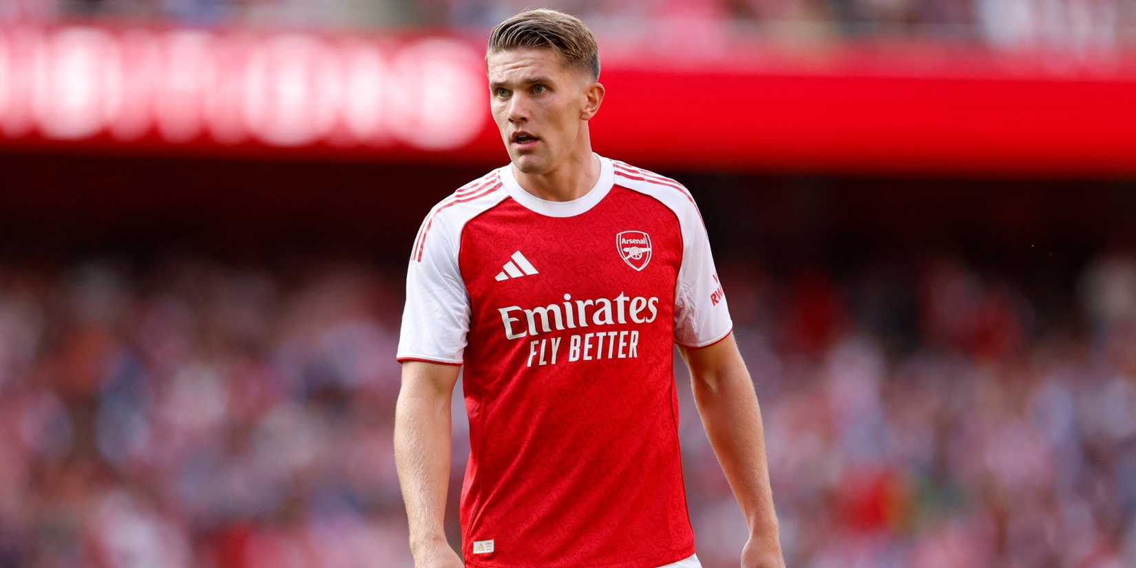 Victor Gyokeres in action for Arsenal in pre season