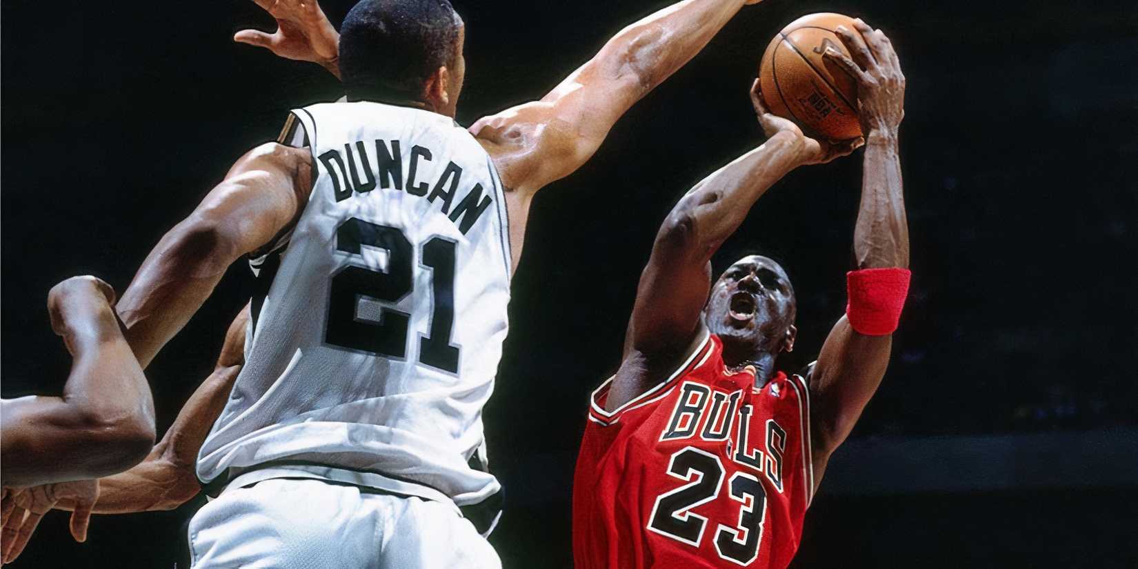 Tim Duncan vs Michael Jordan