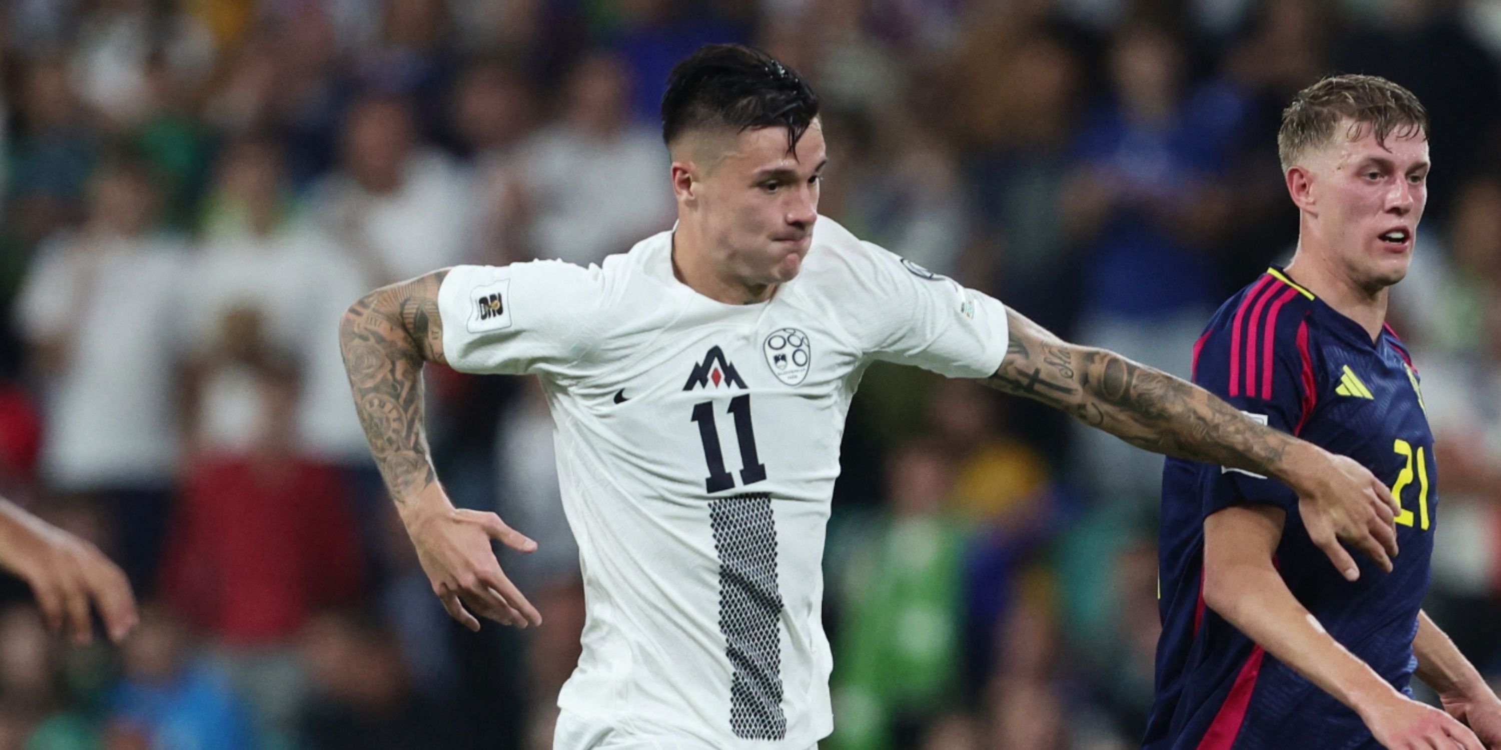 Benjamin Sesko: How £73m Man Utd Striker Performed For Slovenia vs Sweden
