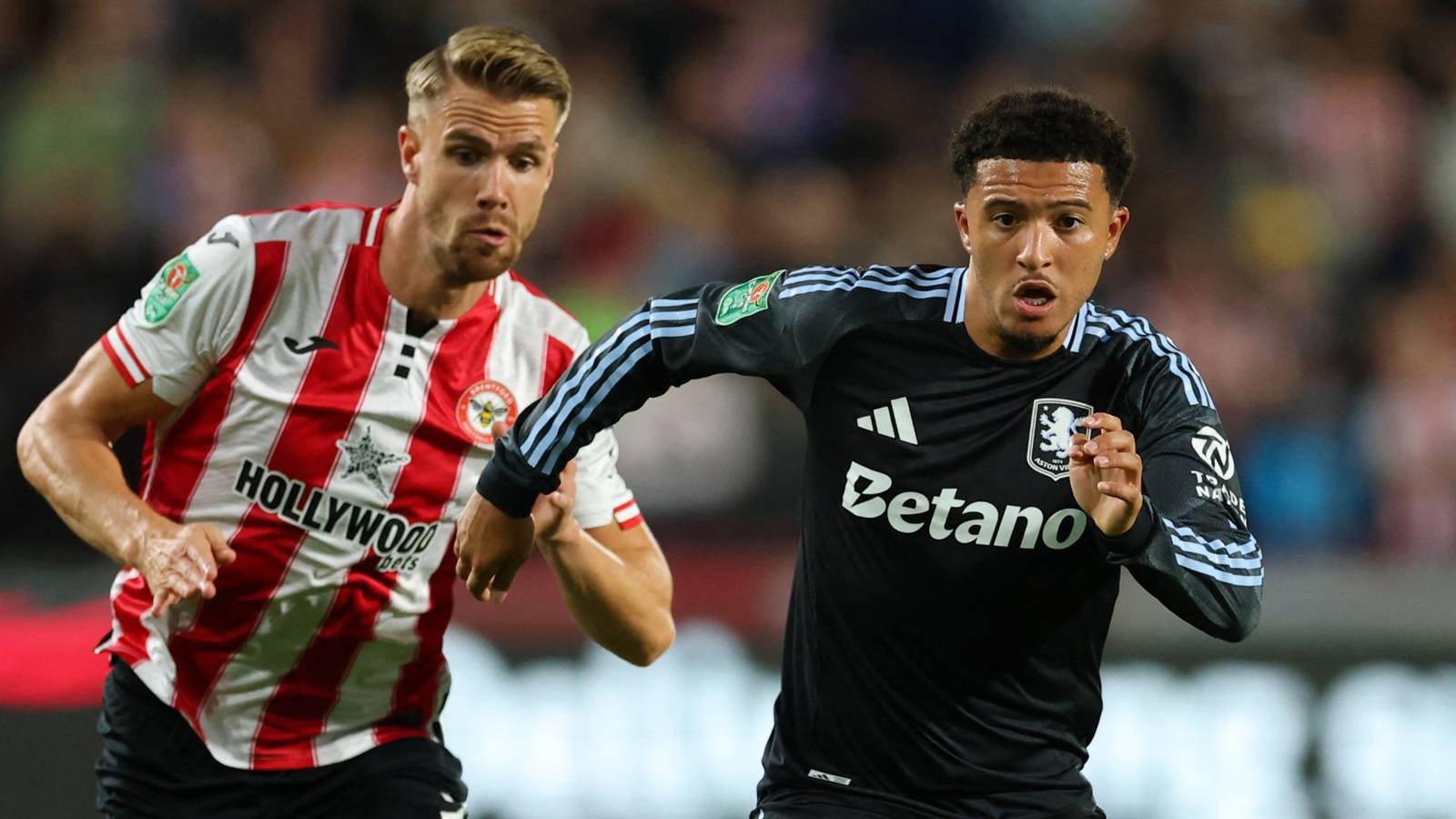 Aston Villa: How Jadon Sancho Performed on Debut in EFL Cup vs Brentford