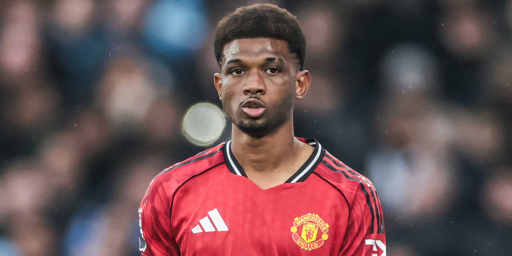 Amad Diallo in action for Manchester United