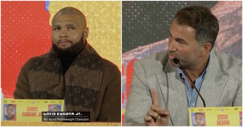 Chris Eubank Jr and Eddie Hearn