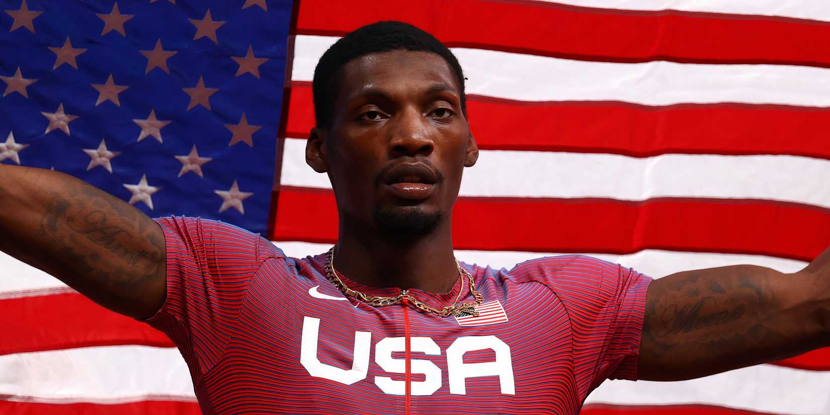 Fred Kerley at the Olympics
