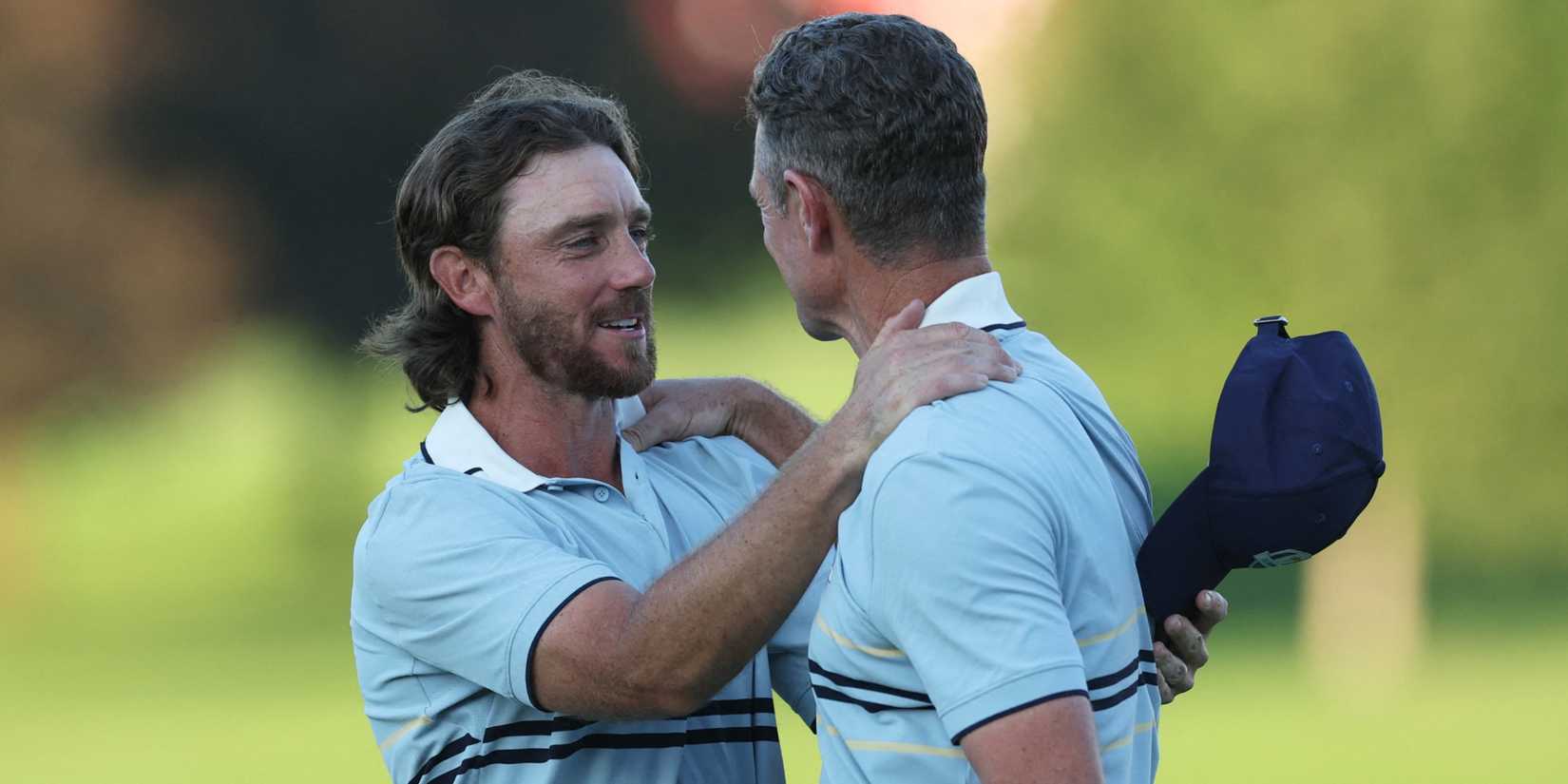 Tommy Fleetwood and Justin Rose