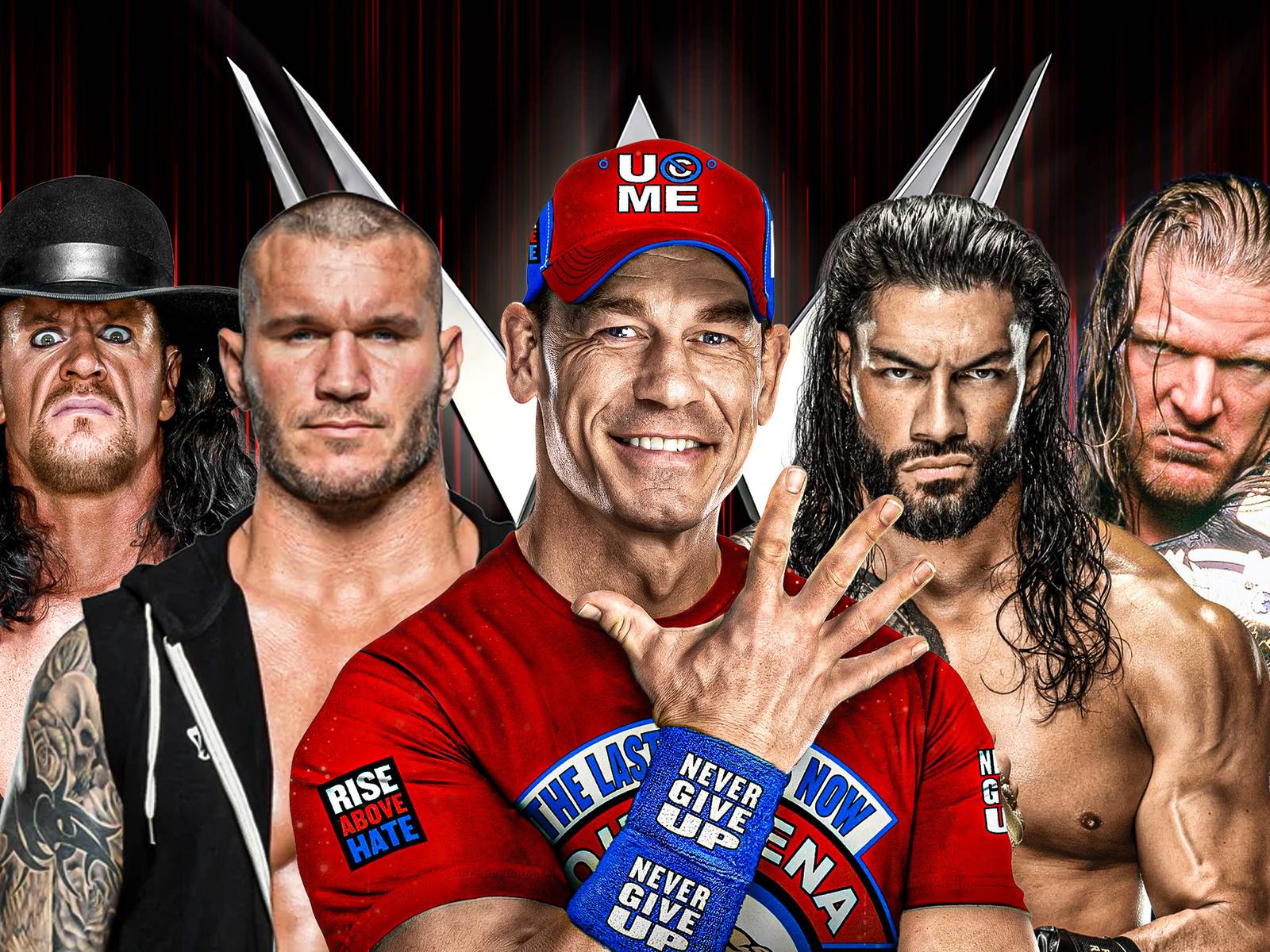 20 WWE Superstars With Most PPV/PLE Wins - John Cena 2nd, image size:1600x1200