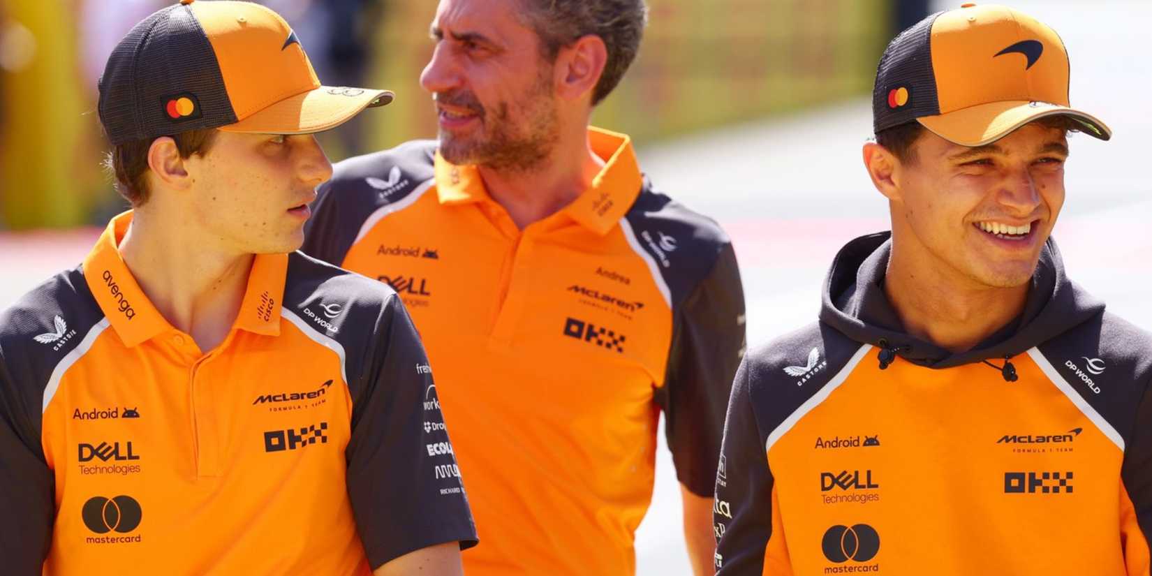 Lando Norris and Oscar Piastri