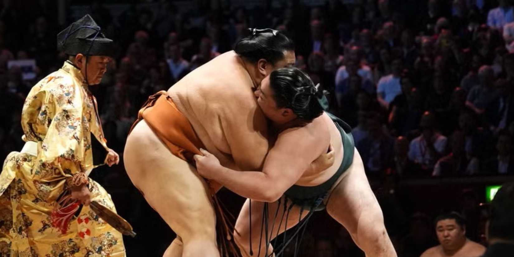Sumo wrestling in London 