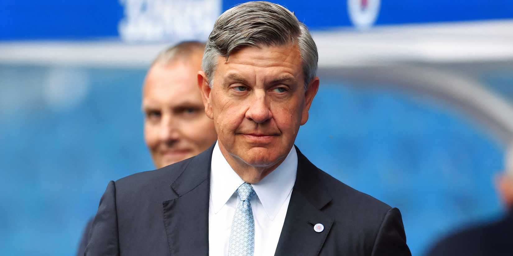 Rangers chairman Andrew Cavenagh smiles