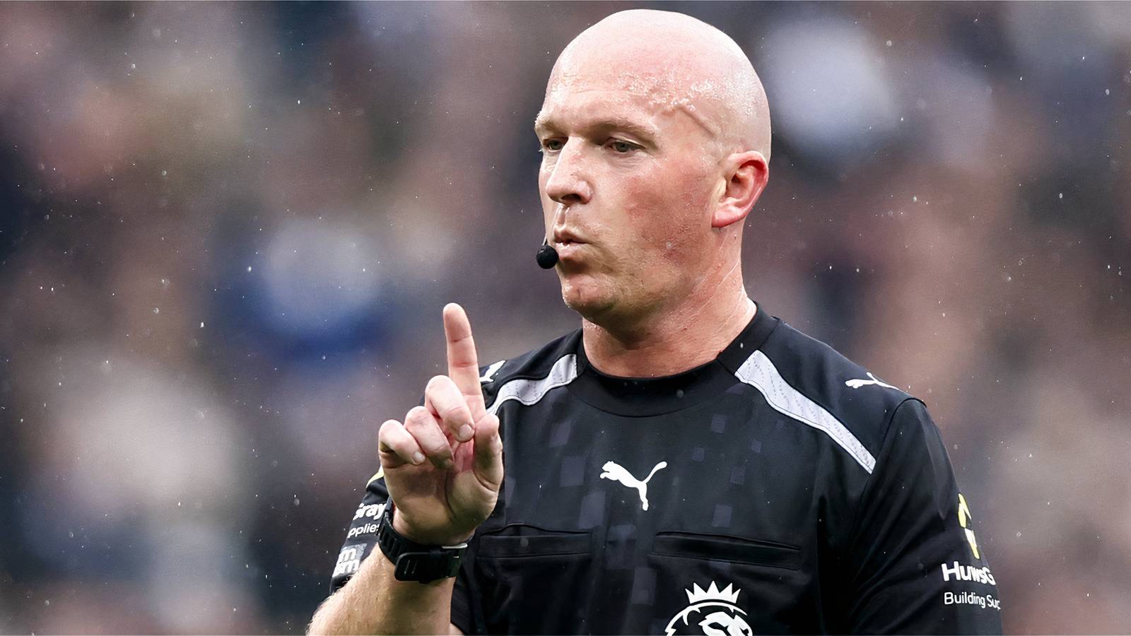 Why Simon Hooper allowed play to go on after touching the ball during Spurs vs Aston Villa - GiveMeSport