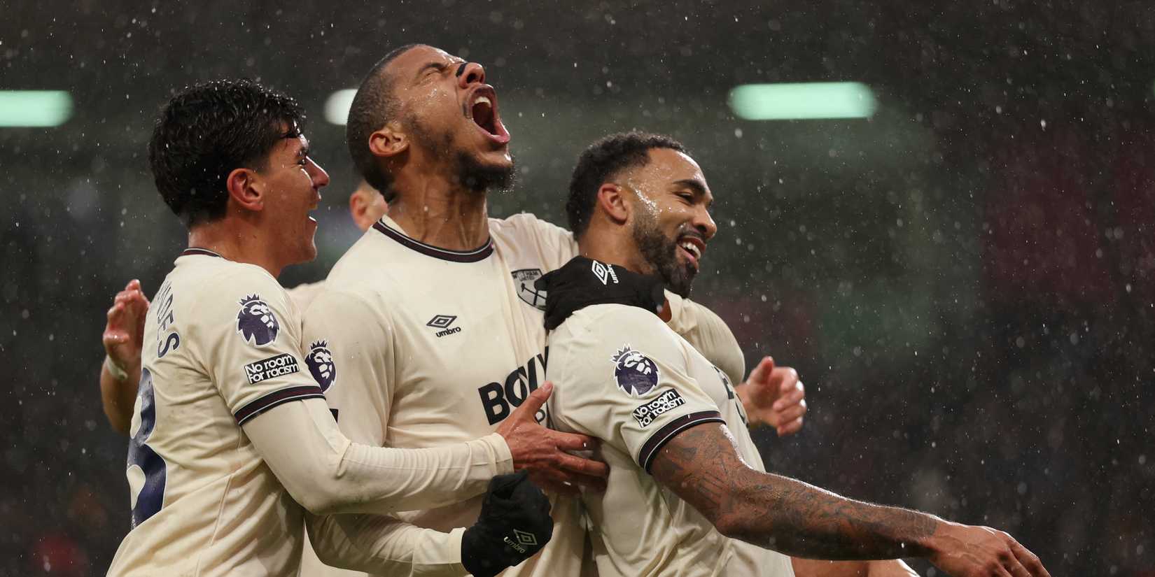 West Ham players celebrating