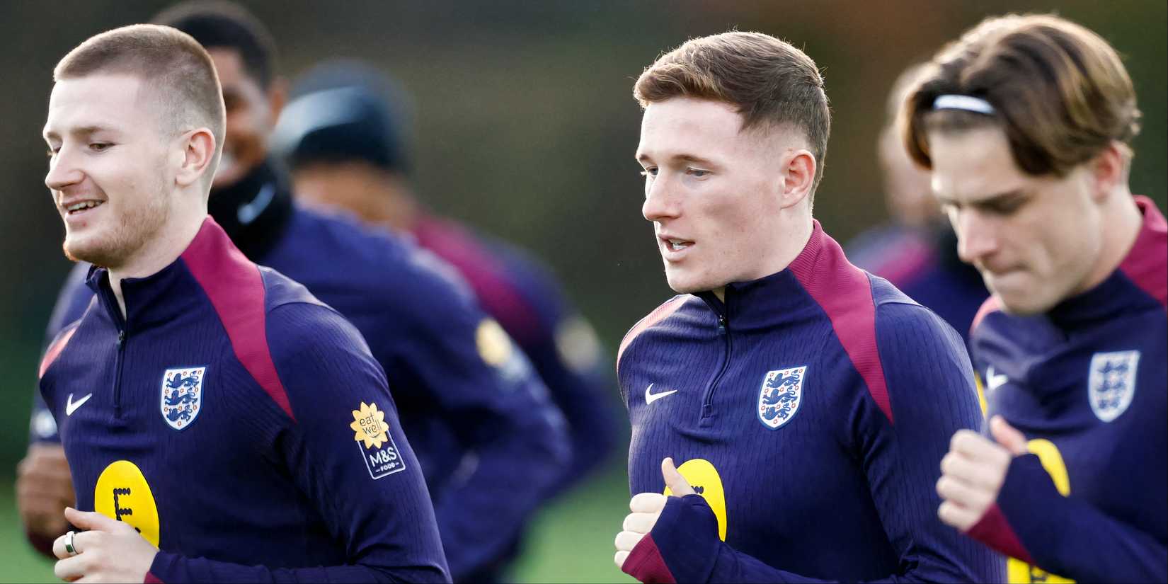 Adam Wharton in England training gear