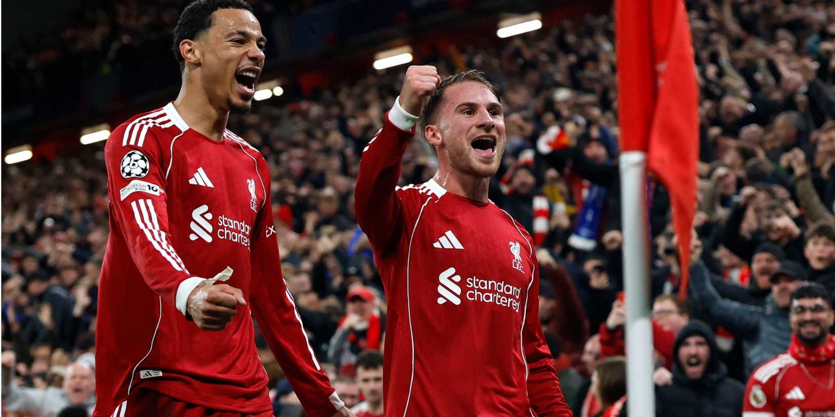 Alexis Mac Allister celebrates scoring against Real Madrid