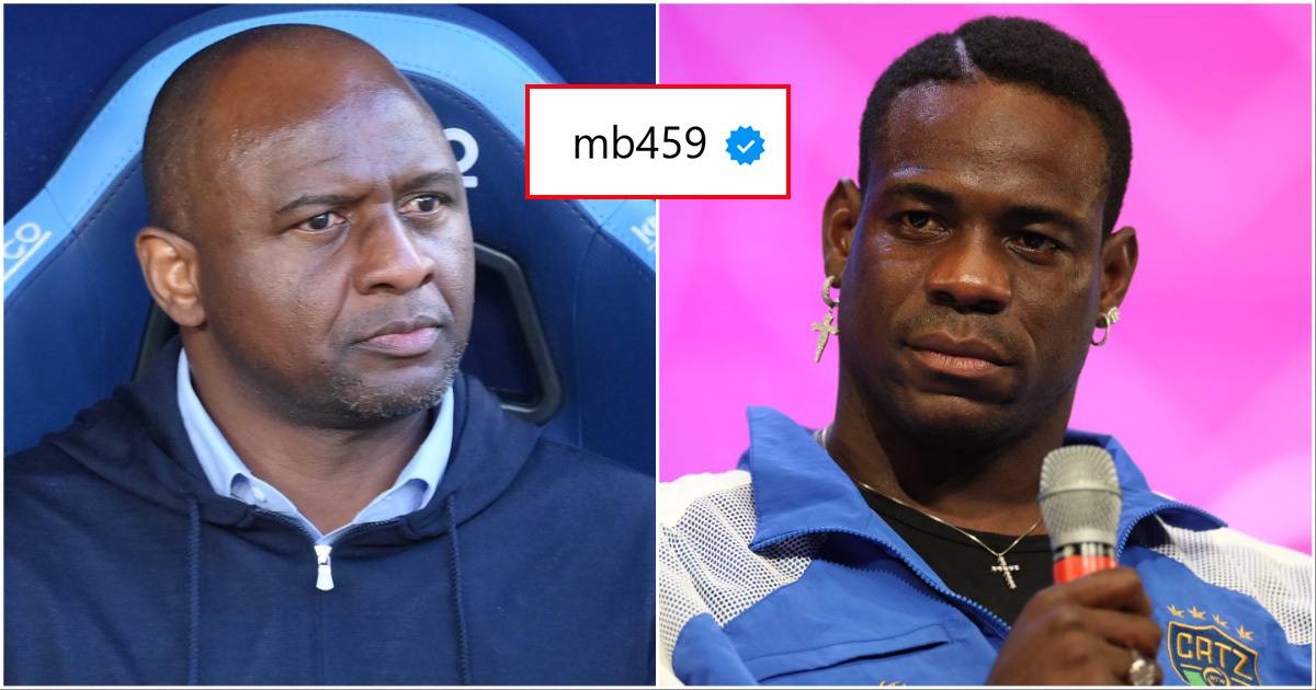 Mario Balotelli Hits Out at Patrick Vieira After Genoa Sacking in Social Media Rant