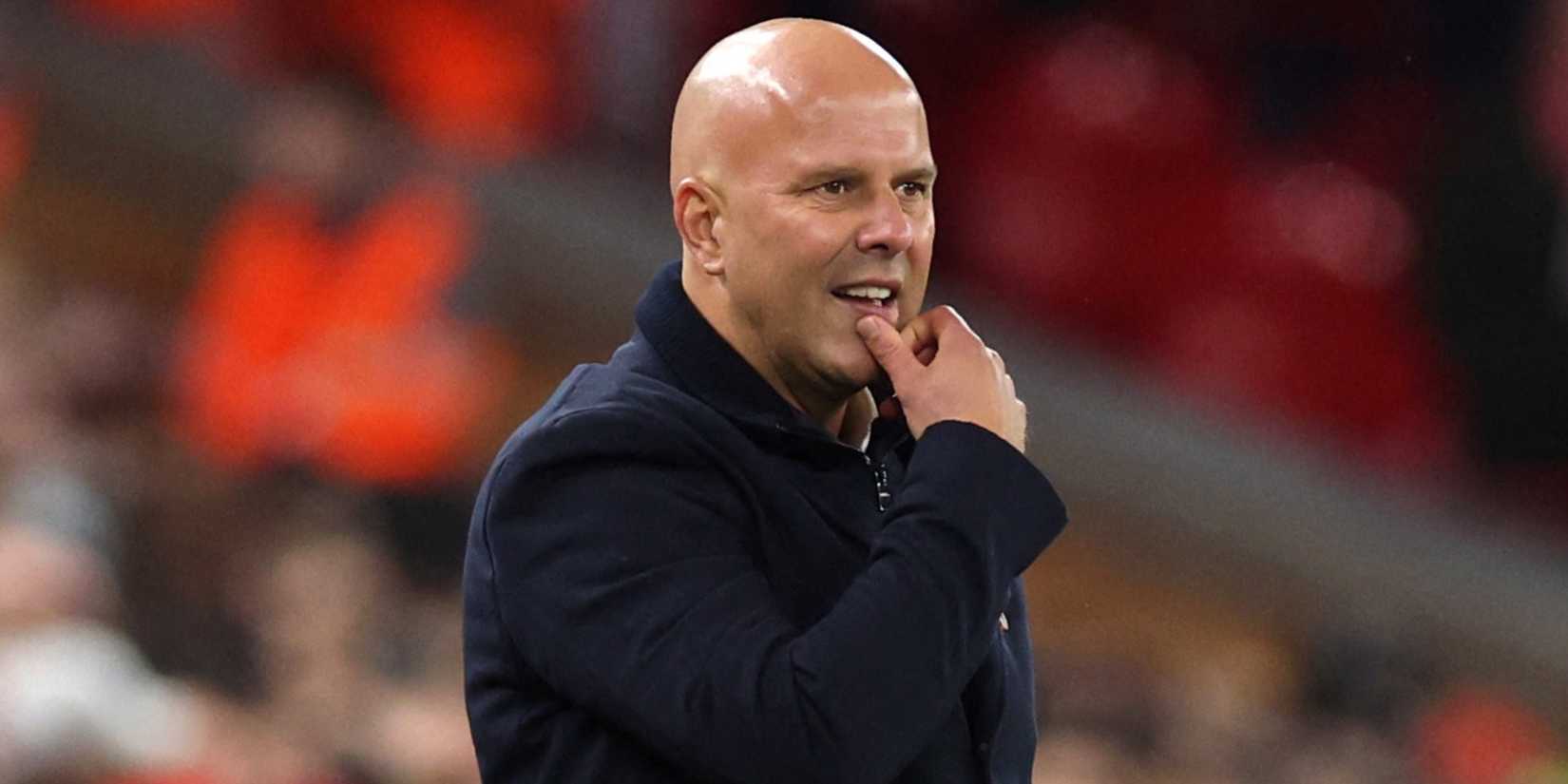 Liverpool manager Arne Slot during their match against Real Madrid.