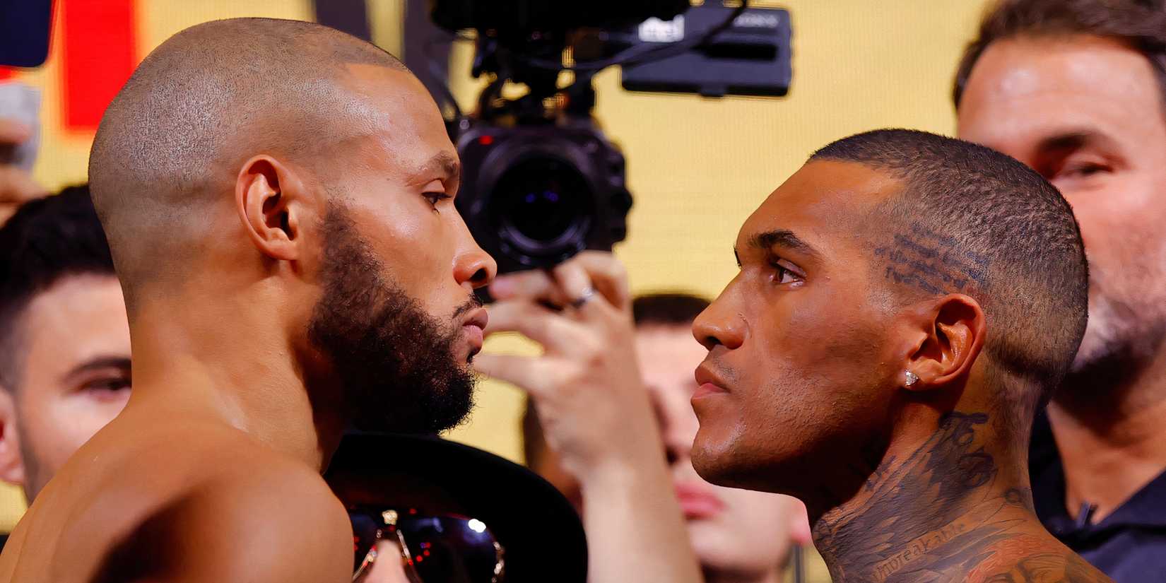 Chris Eubank and Conor Benn face-off