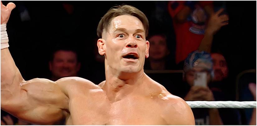 John Cena at his final WWE Raw