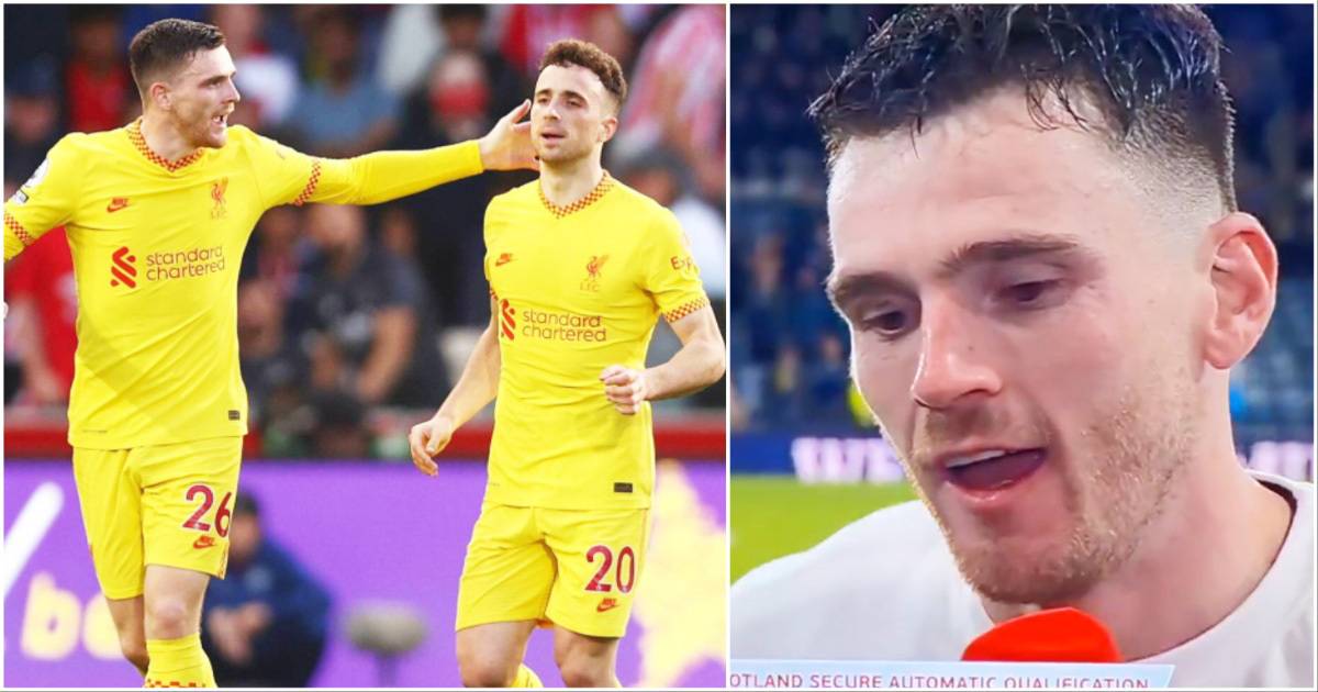 Scotland 4-2 Denmark: Andy Robertson Pays Emotional Tribute to Diogo Jota