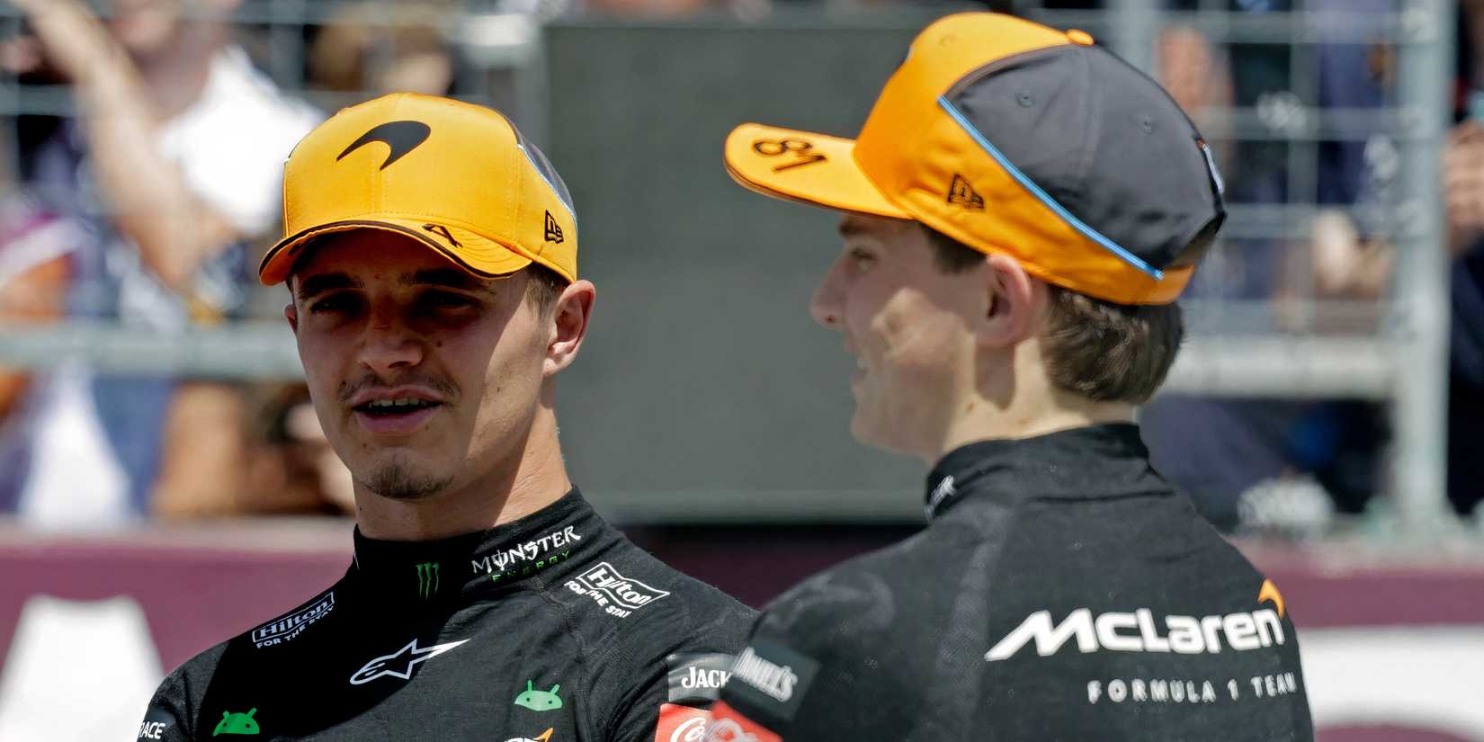Lando Norris and Oscar Piastri