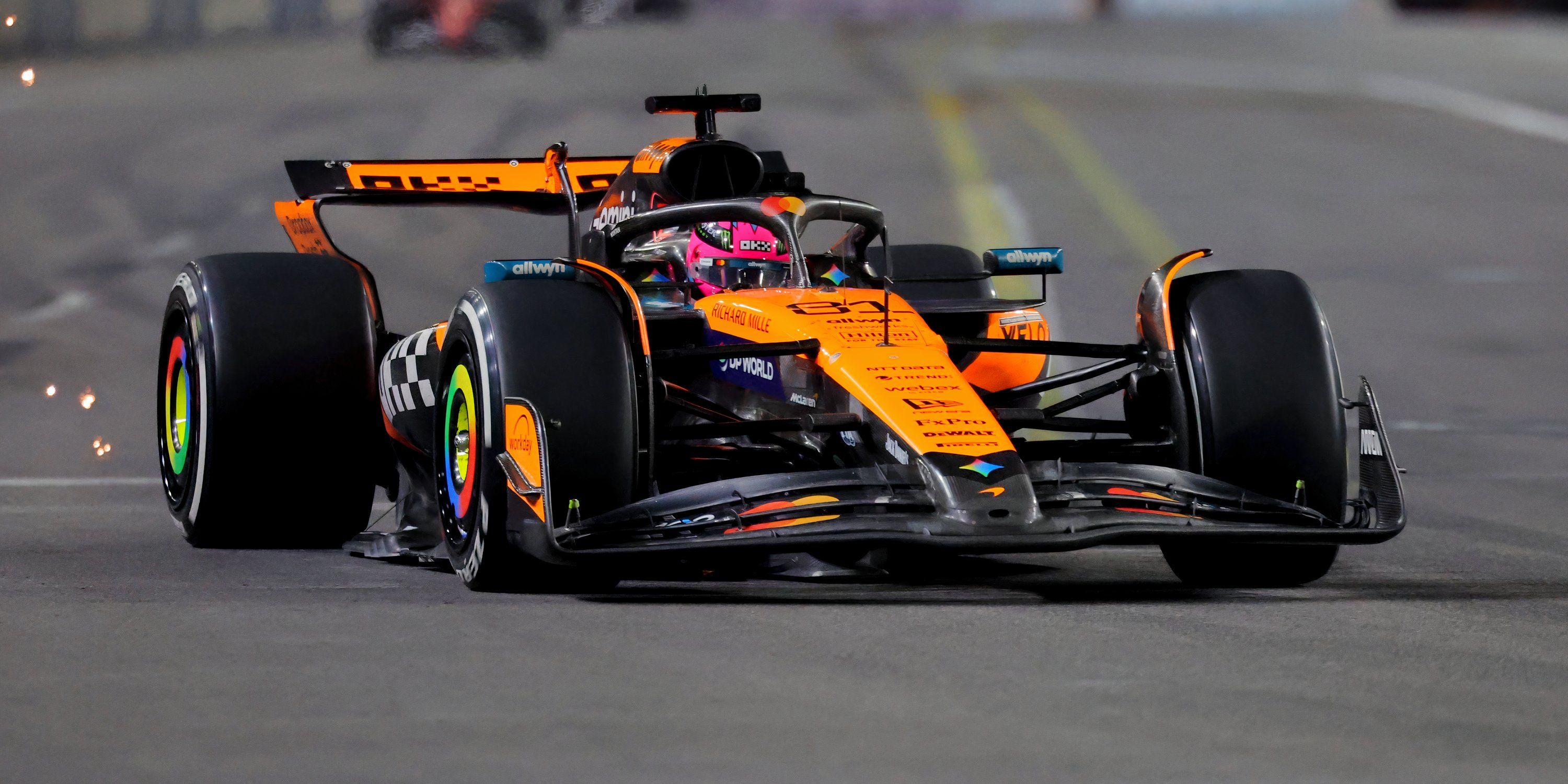 McLaren F1 car during the 2025 season
