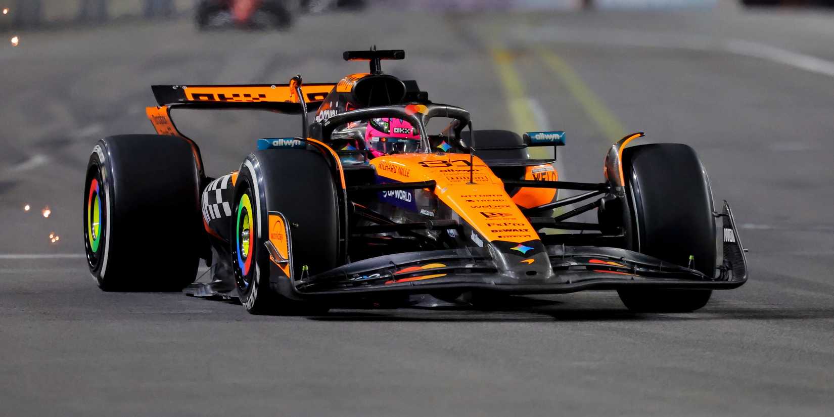 McLaren F1 car during the 2025 season