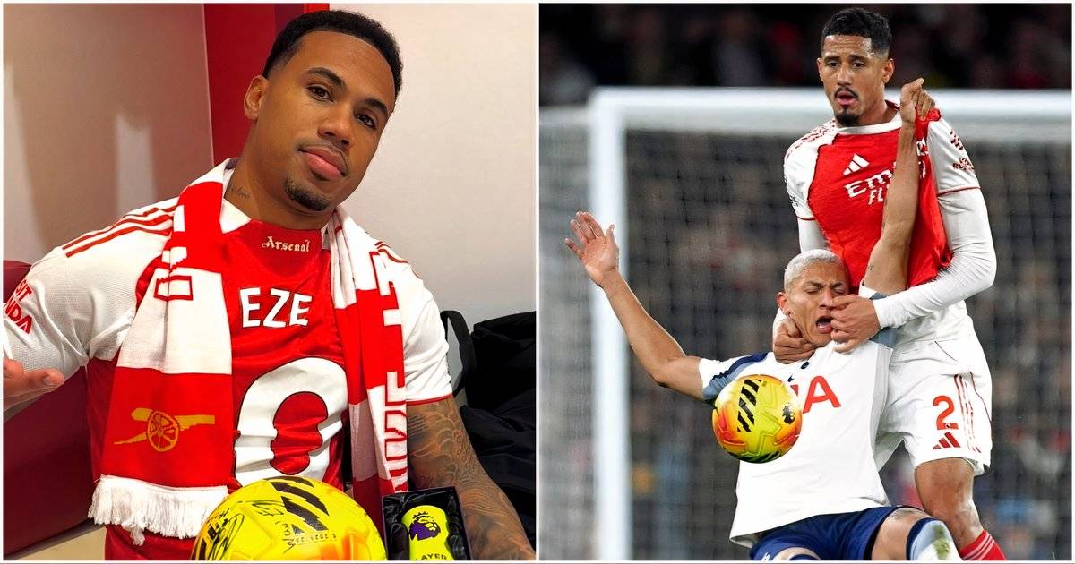 Gabriel and William Saliba Troll Richarlison After Arsenal 4-1 Tottenham