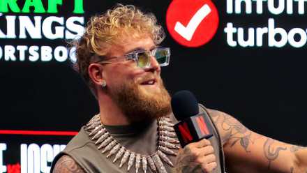 Jake Paul at Anthony Joshua Press Conference