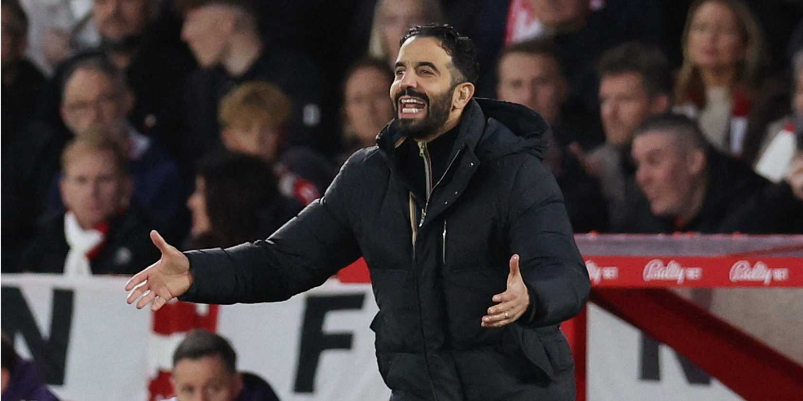 Manchester United manager Ruben Amorim