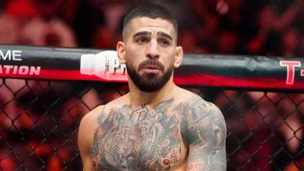Ilia Topuria in UFC action