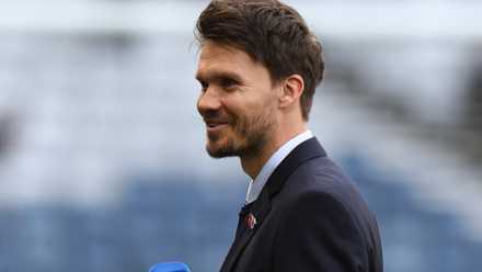 Rangers manager Danny Rohl smiles during interview