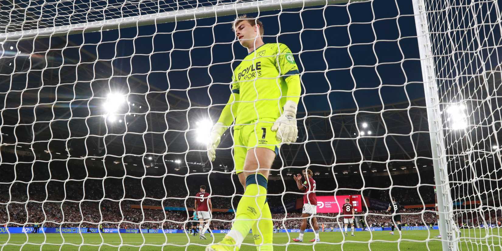 West Ham goalkeeper Mads Hermansen