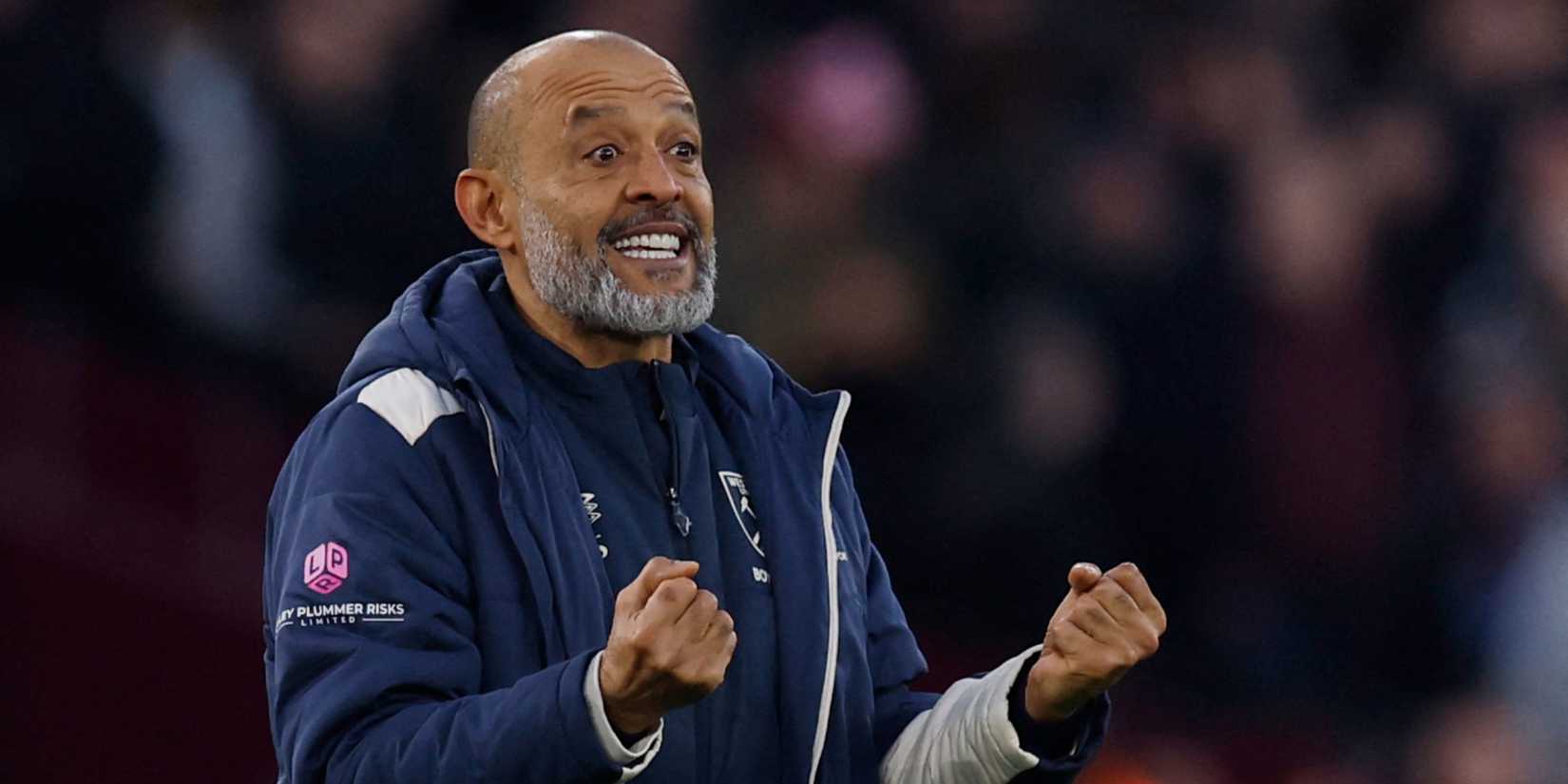 West Ham manager Nuno Espirito Santo