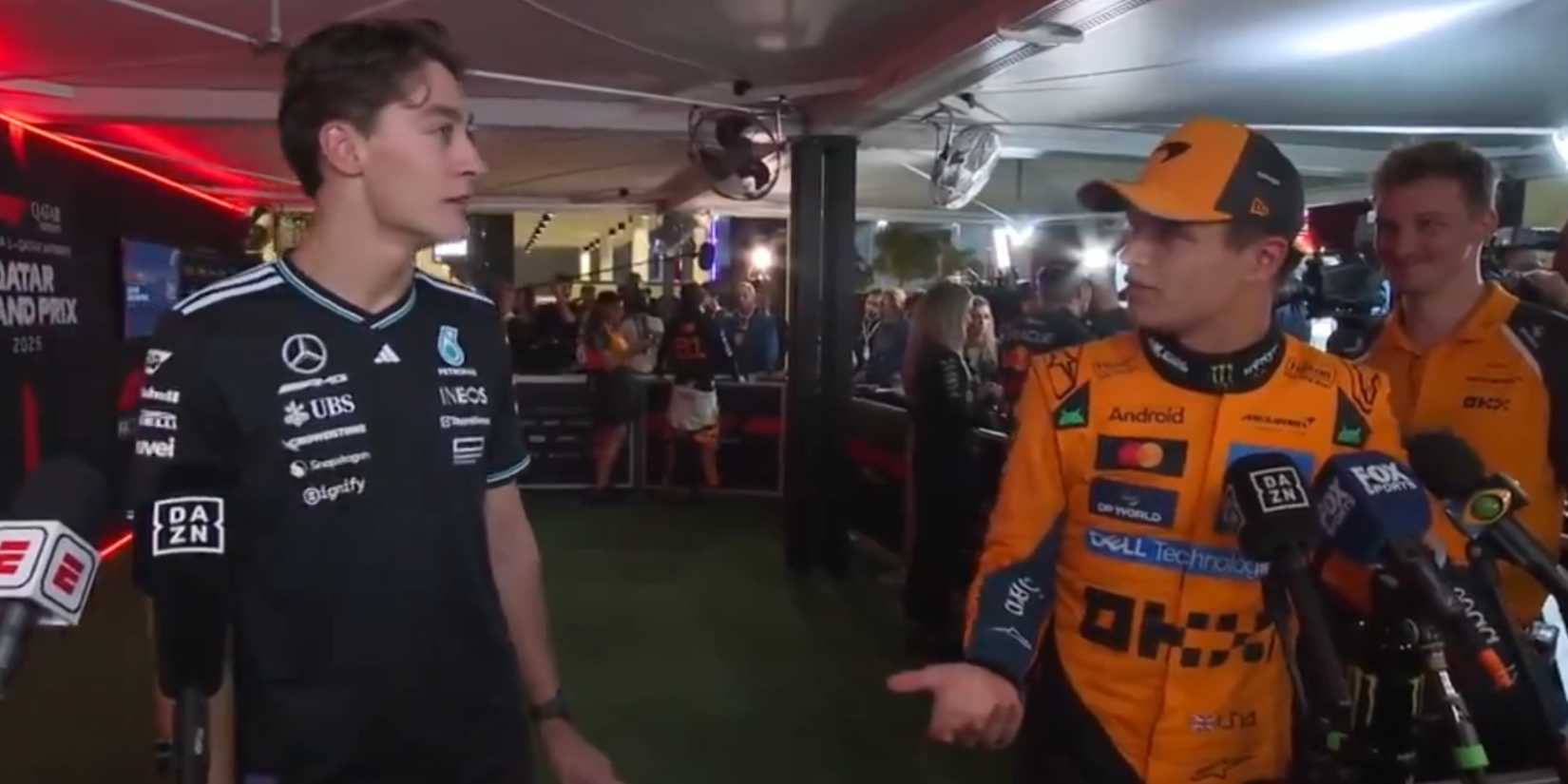 George Russell & Lando Norris