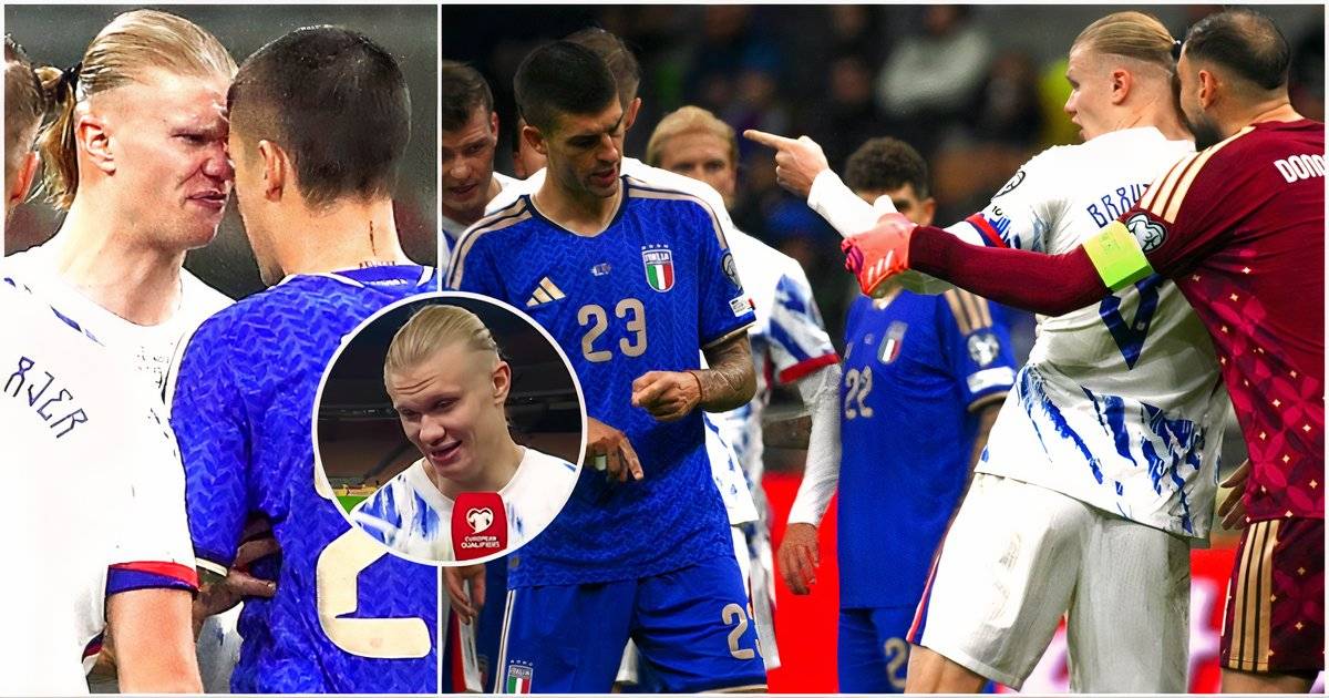 Erling Haaland Explains Gianluca Mancini Anger During Italy 1-4 Norway