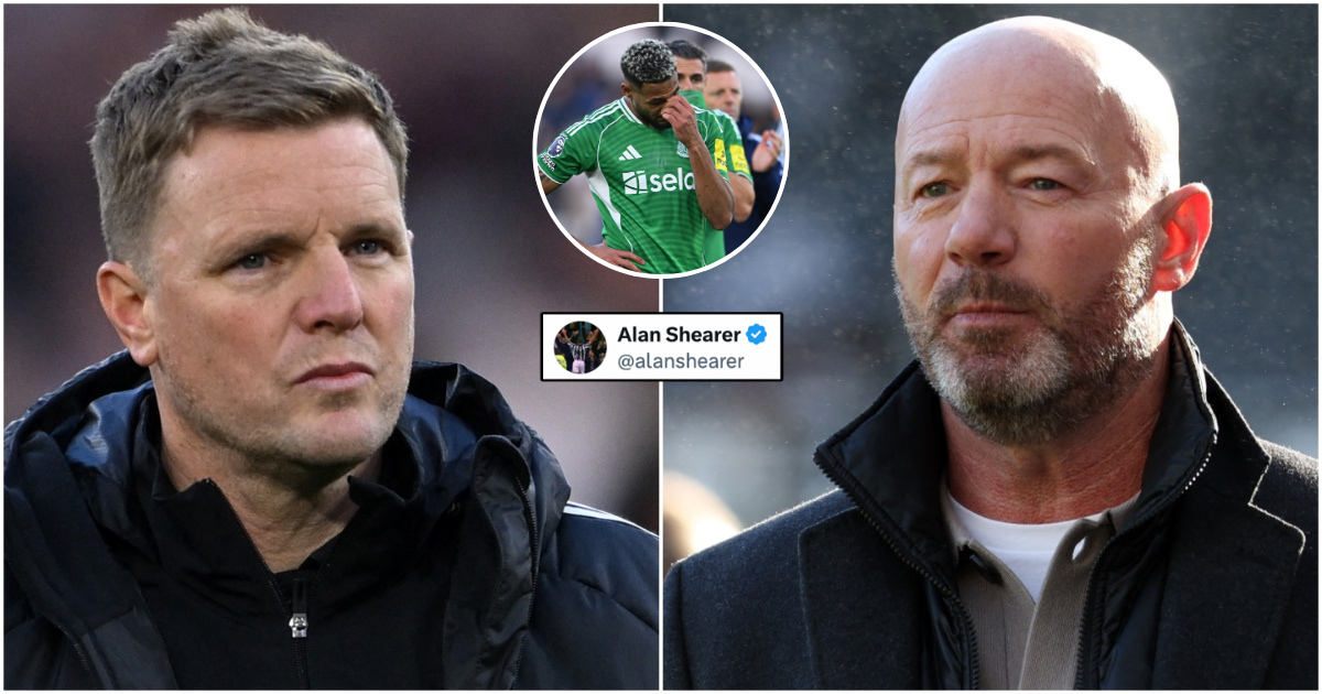 Alan Shearer Tears Into Newcastle With 17-Word Tweet After West Ham Loss