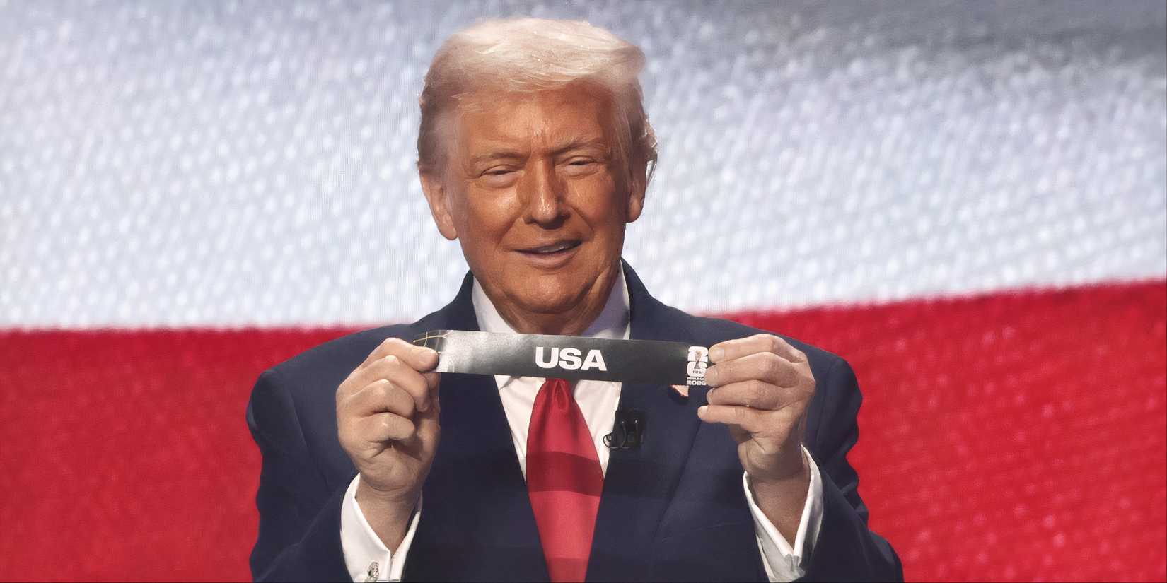 Donald Trump picks out the USA at the World Cup 2026 draw