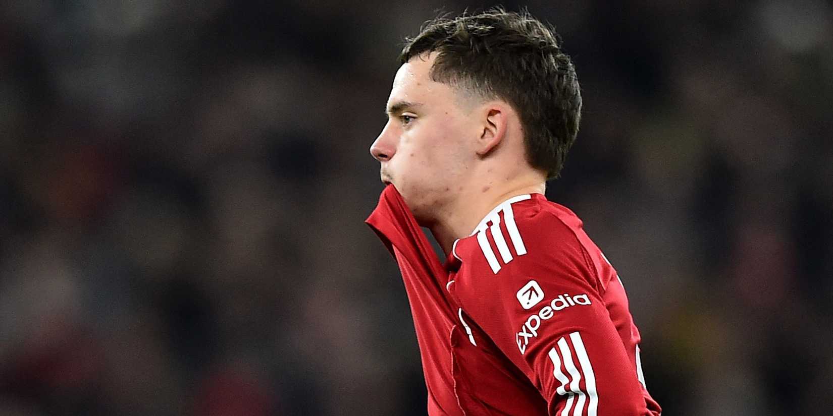 Florian Wirtz in action for Liverpool against Sunderland in the Premier League