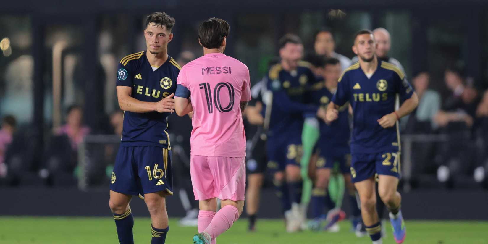 Lionel Messi and Sebastian Berhalter
