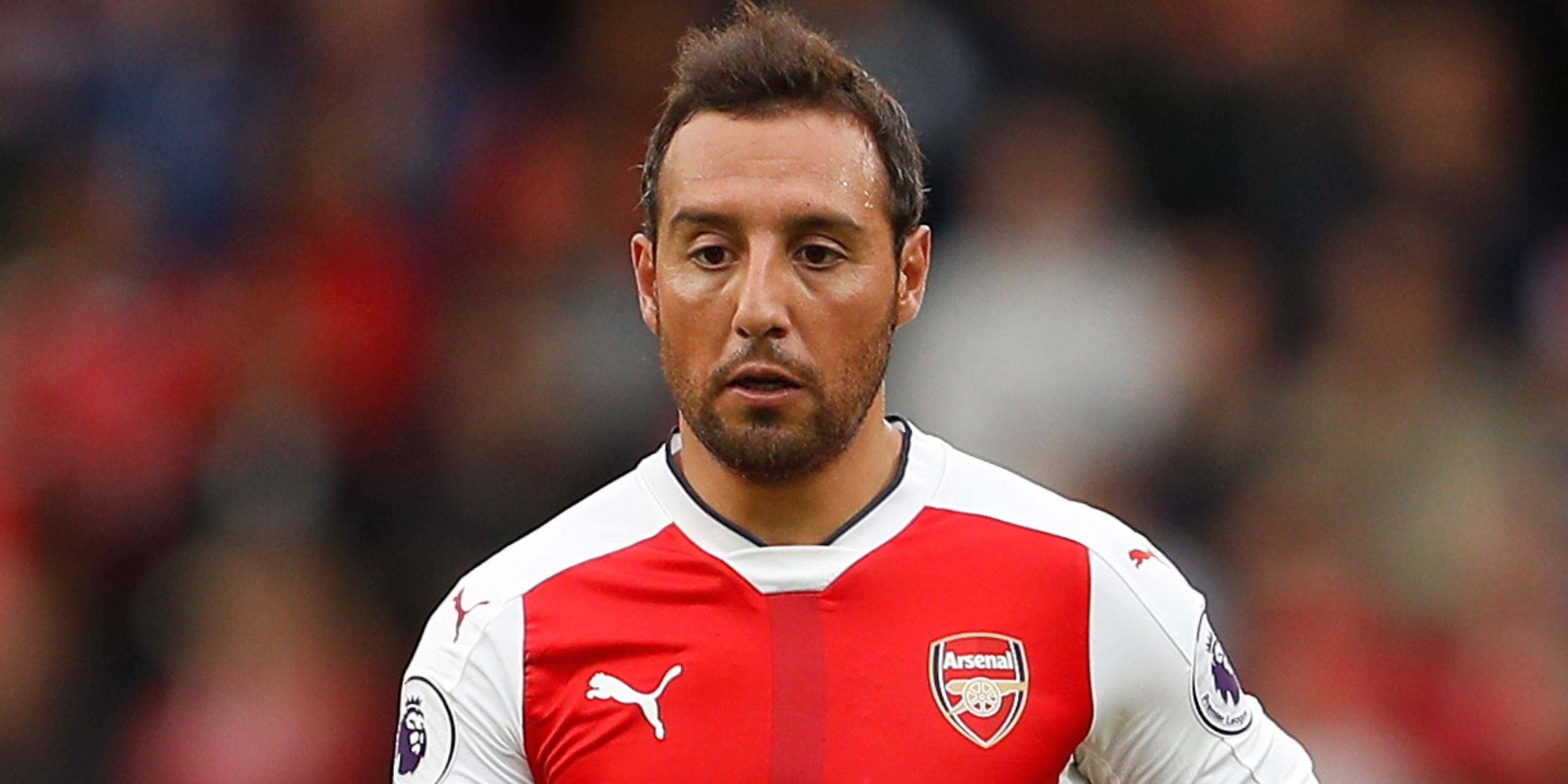 Arsenal's Santi Cazorla dribbling against Hull City.