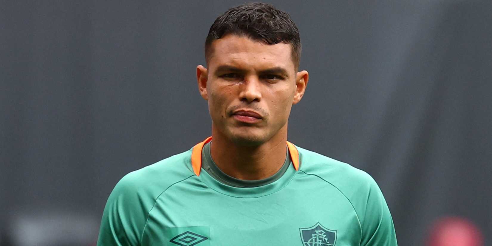 Fluminense's Thiago Silva before training.