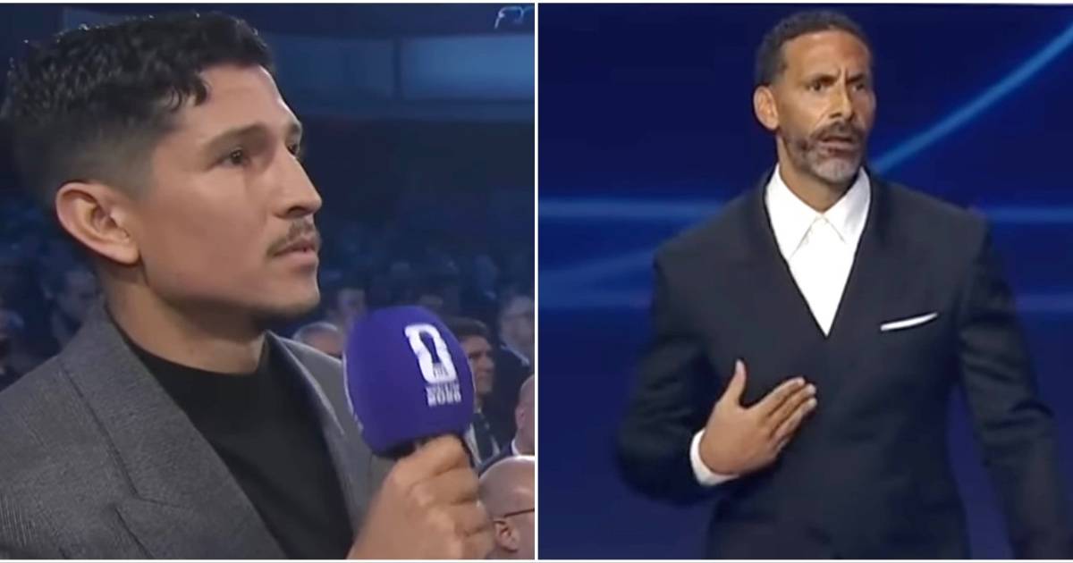 Rio Ferdinand Goes Viral For Awkward Moment Involving World Cup Draw Reporter