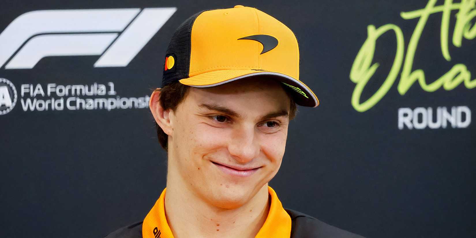 Oscar Piastri smiling