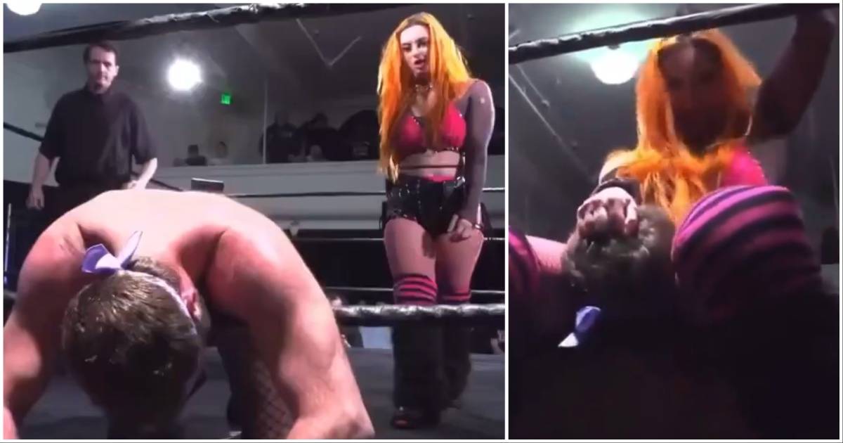 Former WWE Superstar Goes Viral For Hitting Explicit Move Mid-Match