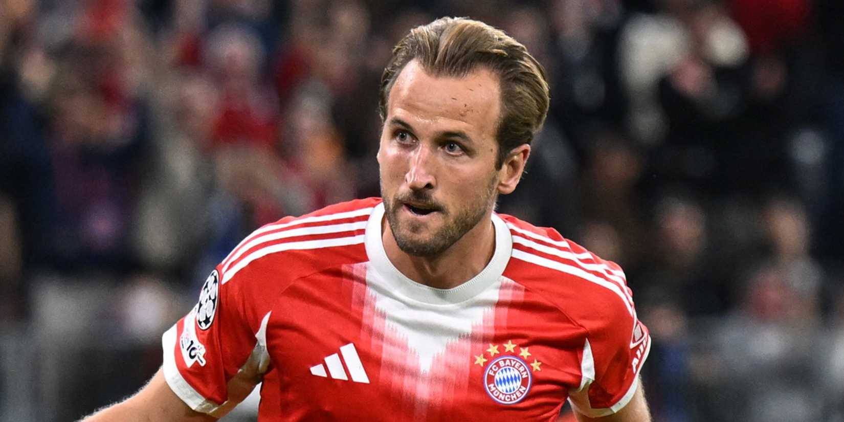 Harry Kane, del Bayern de Múnich, celebra el gol contra el Chelsea.