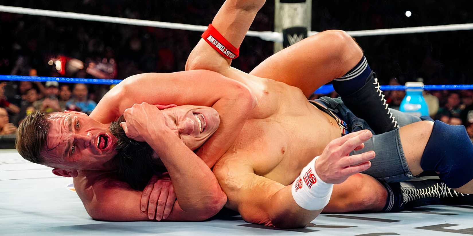 Gunther chokes John Cena