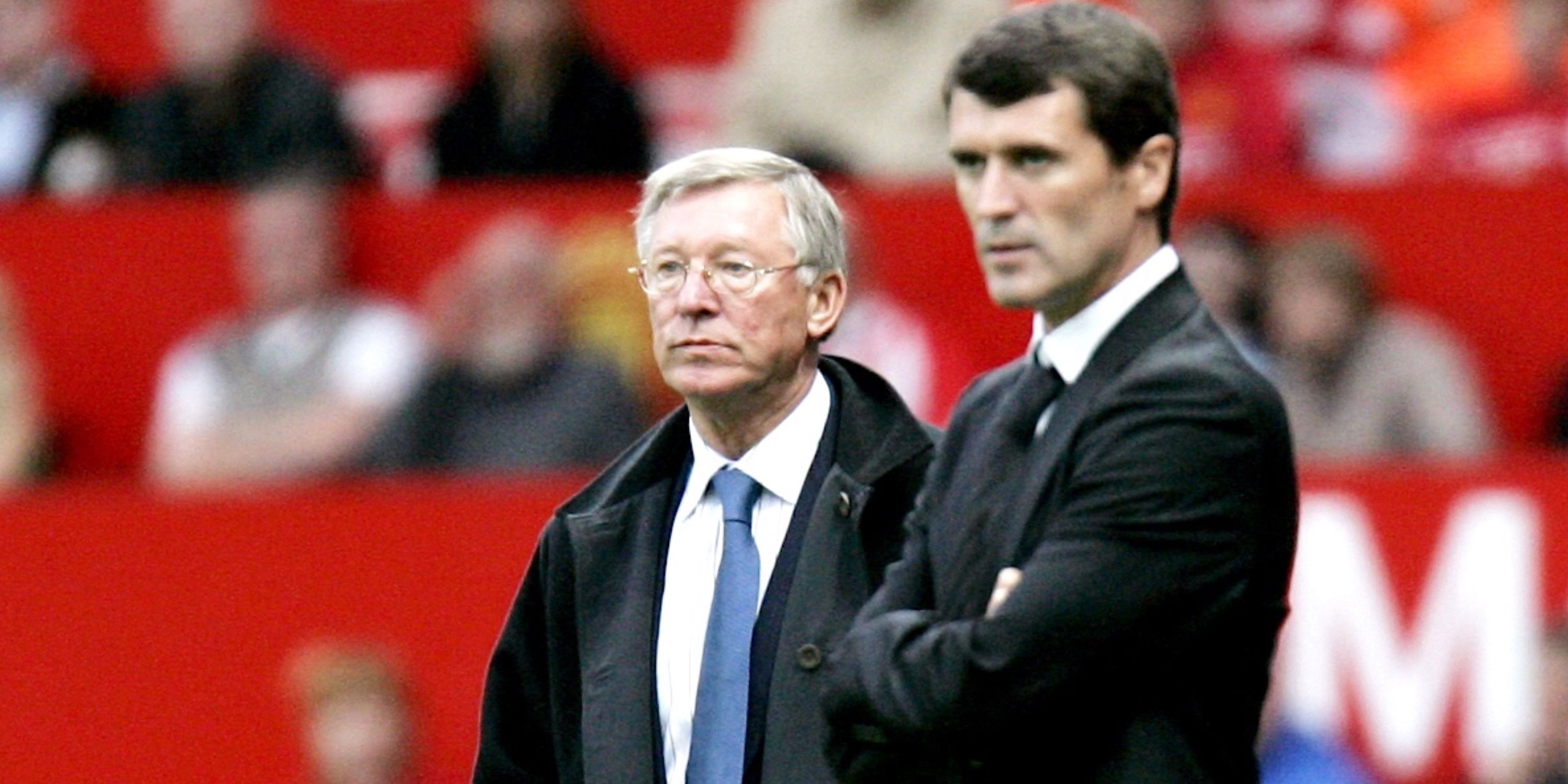Sir Alex Ferguson and Roy Keane