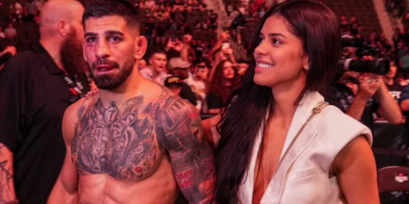 Ilia Topuria and his wife