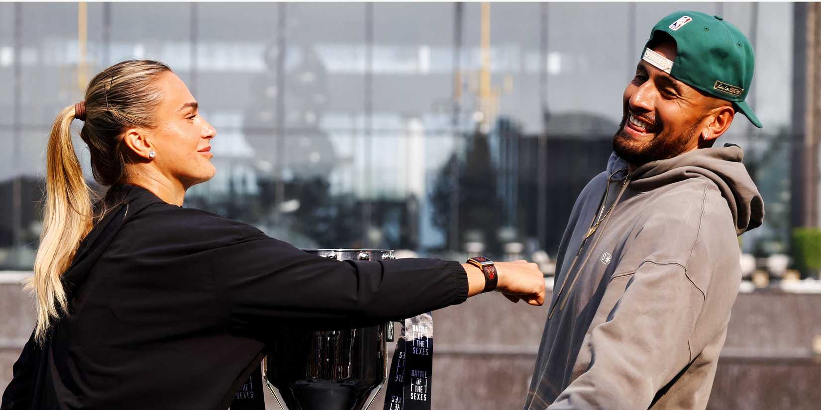 Sabalenka punches Kyrgios