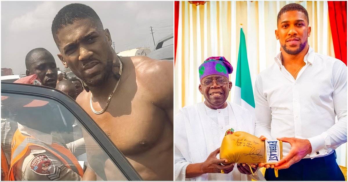 Nigeria President Reveals What Anthony Joshua Said to Him After Fatal Car Crash